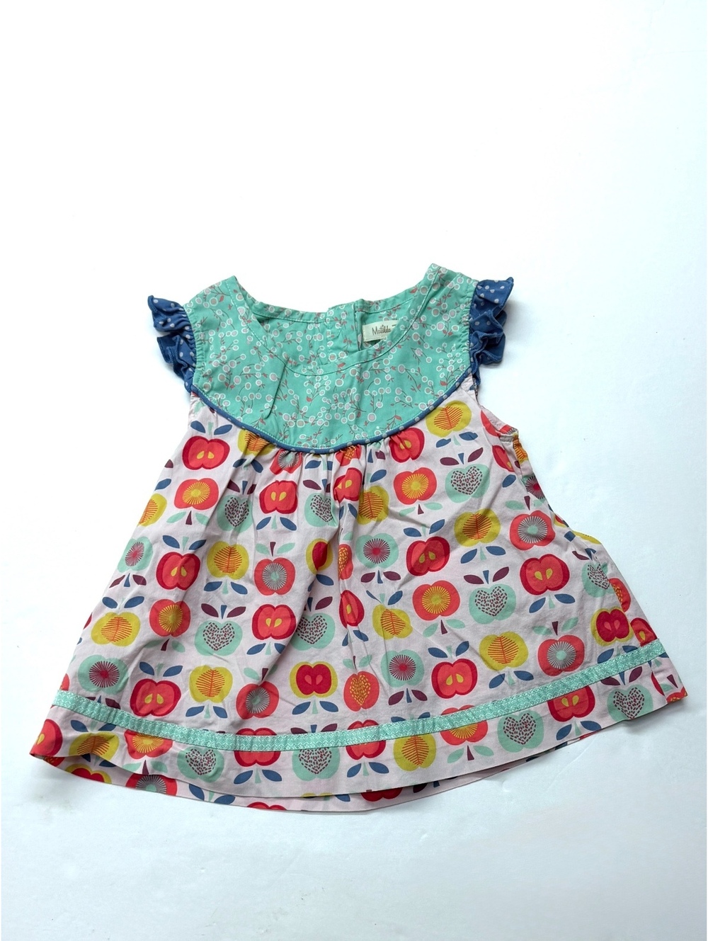 Matilda Jane Girls Friends Forever Floral Shabby Apple Lucia Top Size 6